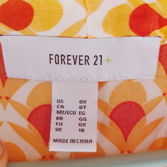 Forever 21 size OX Satin midi dress with belt - Picture 2 of 6